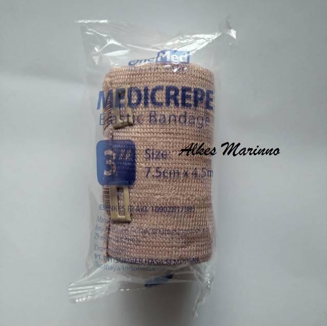 Gambar Medicrepe Onemed - Elastic Bandage - Perban Elastis - Perban Elastis - 3 inch dari Alkes Marinno Kota Semarang Tokopedia