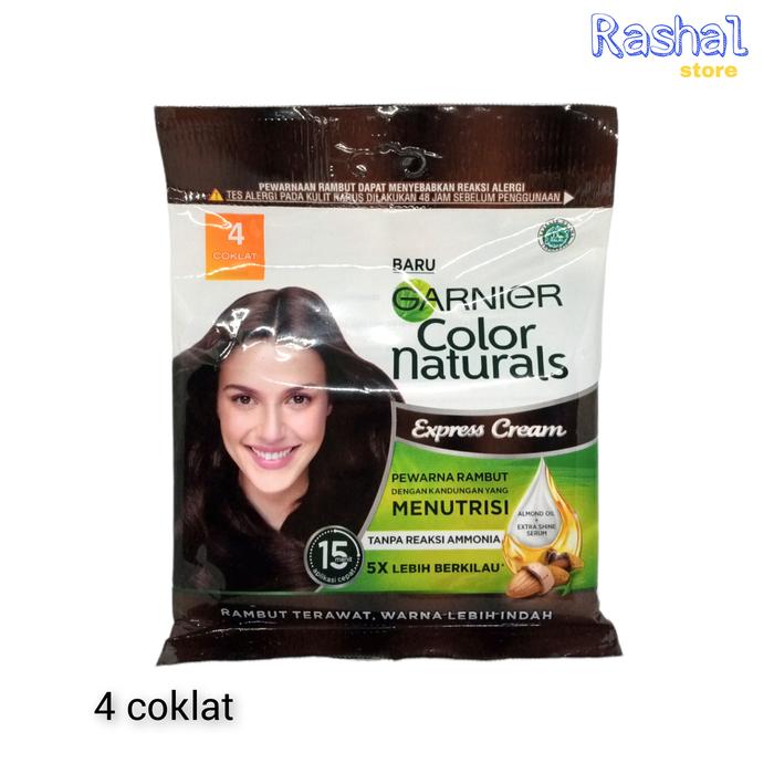 Gambar Garnier Cat Rambut Sachet / Color Naturals Express Cream - Coklat dari Rashalstore undefined Tokopedia
