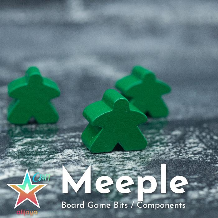 Gambar Meeple - Token - Board Game Bits / Components - Komponen Board Game - Hijau dari alijaya Craft & Board Game undefined Tokopedia