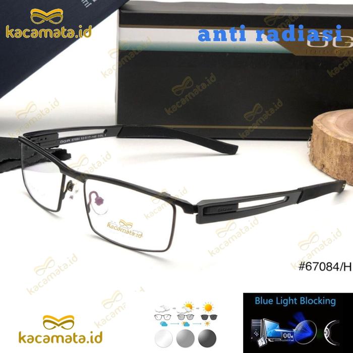 Gambar kacamata baca pria plus minus cylinder progresif premium - Hitam, progresive dari kacamat. id undefined Tokopedia
