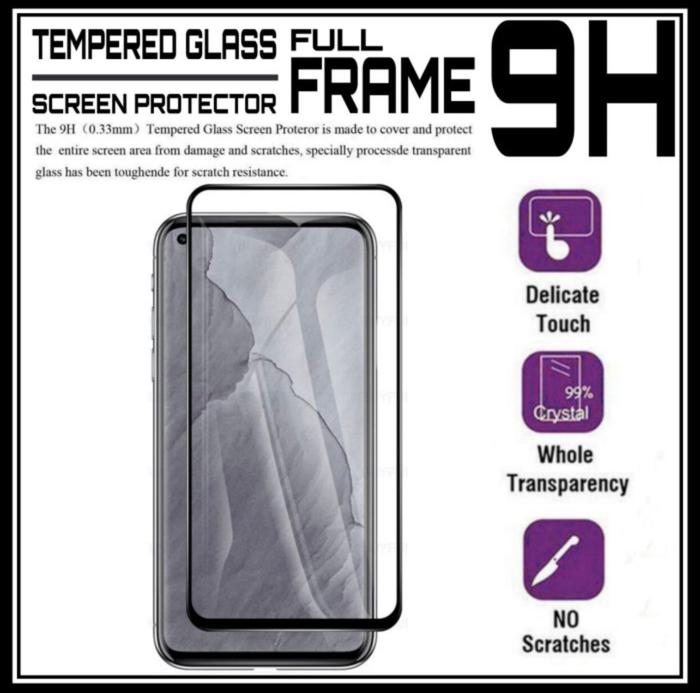 Gambar REALME GT NEO3 NEO 3 / 3T TEMPERED GLASS FULL FRAME SCREEN PROTECTOR - FRAME-BLACK, REALME GT NEO 3 dari Case Thebest undefined Tokopedia