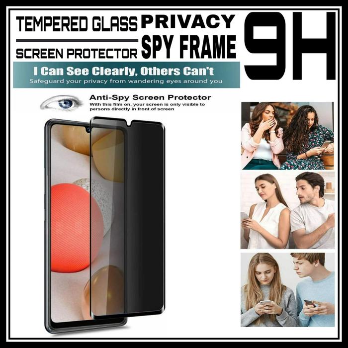 Gambar XIAOMI REDMI 10A TEMPERED GLASS PRIVACY SPY FRAME SCREEN PROTECTOR 9H - FRAME-HITAM, XM REDMI 10A dari Markas acc 88 undefined Tokopedia