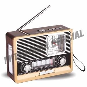 Gambar Radio Speaker Portable Jam Analog + Senter Mitsuyama FM AM SW 3 Bands dari JNS Electric undefined Tokopedia