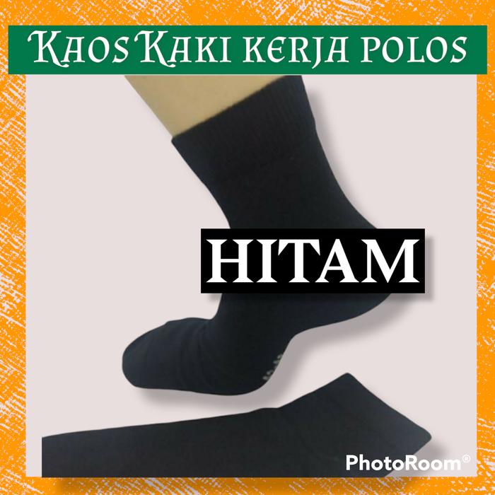 Gambar kaos kaki pendek hitam polos pria dewasa - Hitam dari Juara_kaoskaki undefined Tokopedia