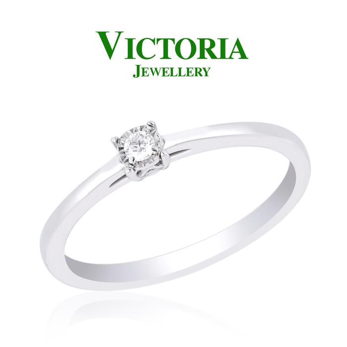 Gambar Cincin Berlian Victoria Jewellery - 12.5 dari Victoria Jewellery Online Kota Administrasi Jakarta Selatan Tokopedia