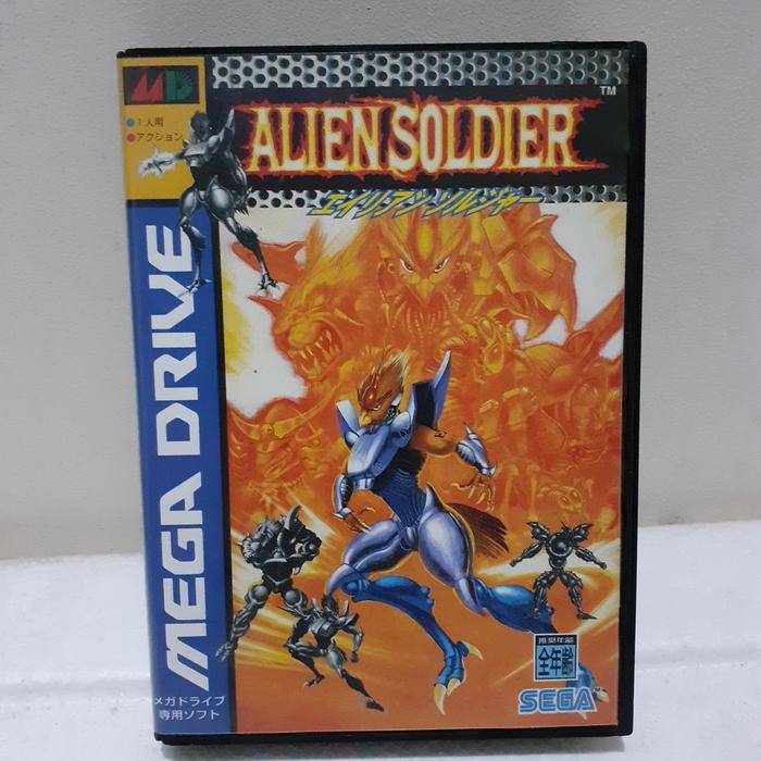 Jual Kaset Sega Mega Drive MD Alien Soldier Original Japan Version ...