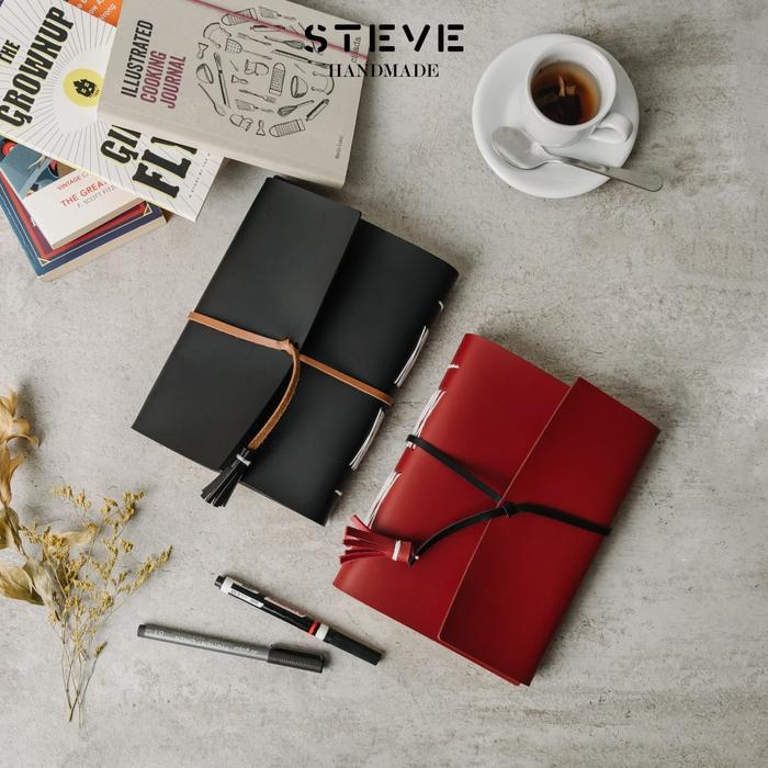 Gambar Gift Set Souvenir Notebook Flazz Emoney Hadiah Kado Pacar Custom Murah - A5 Red dari Steve Handmade undefined Tokopedia