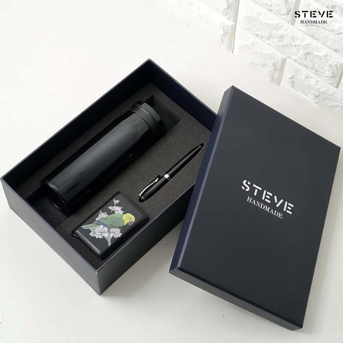 Gambar Gift Set Executive Set A Tumbler Name Card Holder Steve Handmade - Box Polos dari Steve Handmade undefined Tokopedia