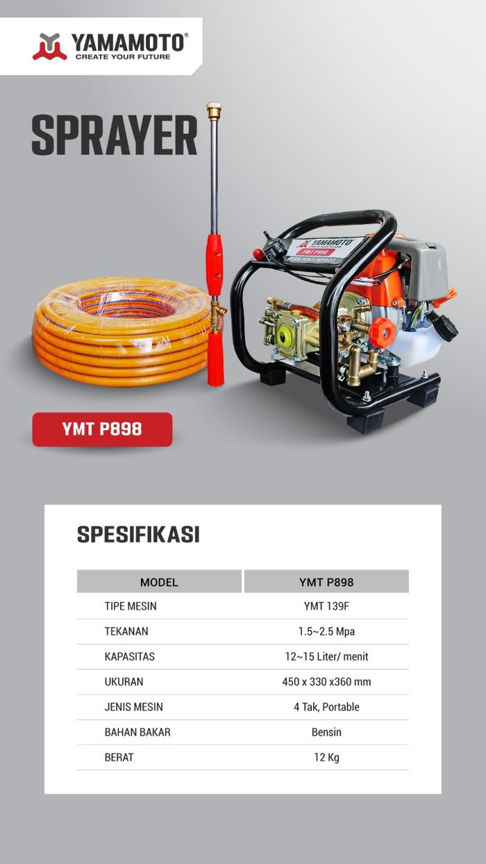 Gambar Portable Sprayer 2 & 4 Tak Yamamoto Mesin Cuci Ac Steam Motor Mobil - P898 dari Glodok Gauge undefined Tokopedia