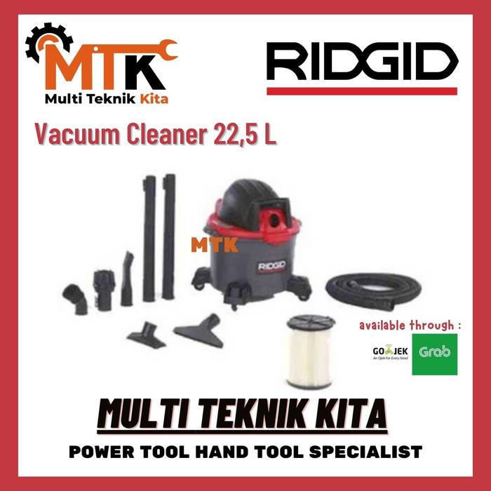 Gambar Ridgid Vacuum Cleaner 6000 RV - 22,5 Liter Wet / Dry Vacum Cleaner dari Multi Teknik Kita undefined Tokopedia