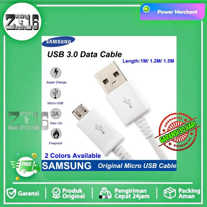 Gambar Charger samsung A6 A6+ plus Original 100% cas casan ori carger - KABEL DATA SAJA dari Zamstore16 ll undefined Tokopedia