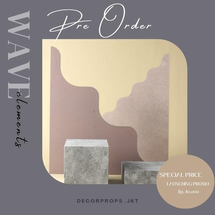 Gambar Wave Elements / Props Photography Set / Properti Foto / Photo Props dari decorpropsJKT undefined Tokopedia