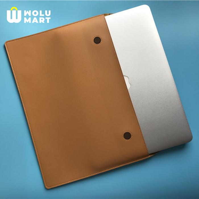 Gambar Sleeve Case MacBook Pro Retina Leather 13 Inch - Horizontal, Hitam dari Wolu Mart ID undefined Tokopedia