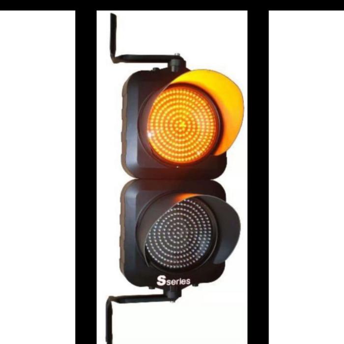Gambar 30CM / 20cm lampu jalan traffic warning light trafic hati hati 30 20cm - 2 MATA LAMPU, DIAMETER 20 CM dari eco led lighting undefined Tokopedia