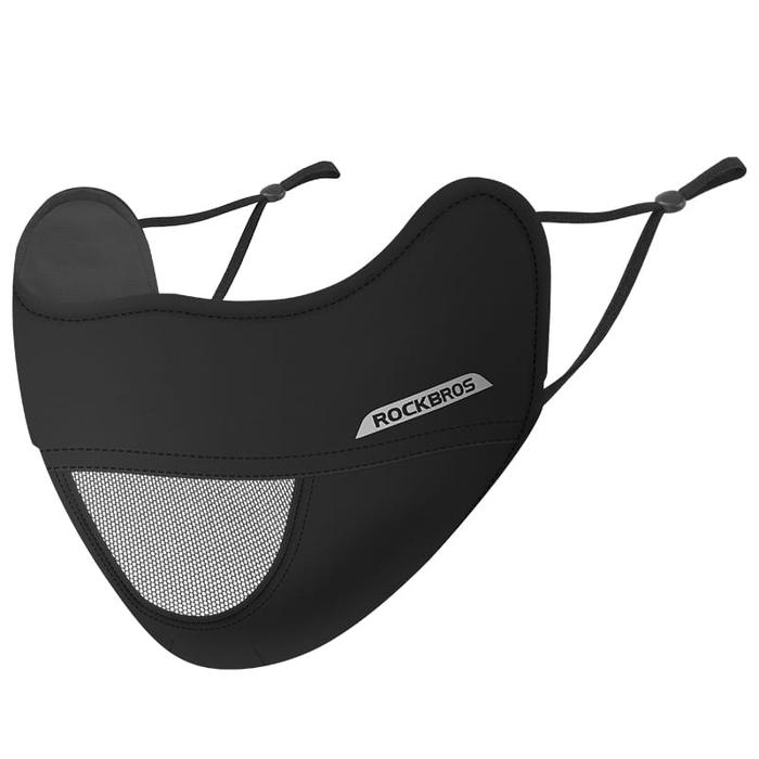 Gambar ROCKBROS Masker Sepeda KZ006 Breathable Sport Face Mask Anti UV Polusi untuk Pria & Wanita Bahan Ice Silk Tipis 1 Lapis Perlindungan UV Efektif - Hitam dari Rockbrosindo Kota Surabaya Tokopedia