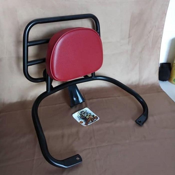 Gambar Back Rack exotic sprinter prime / Uwinfly T3 Costum model vespa - hitam merah dari NsJF Scooter shoop undefined Tokopedia