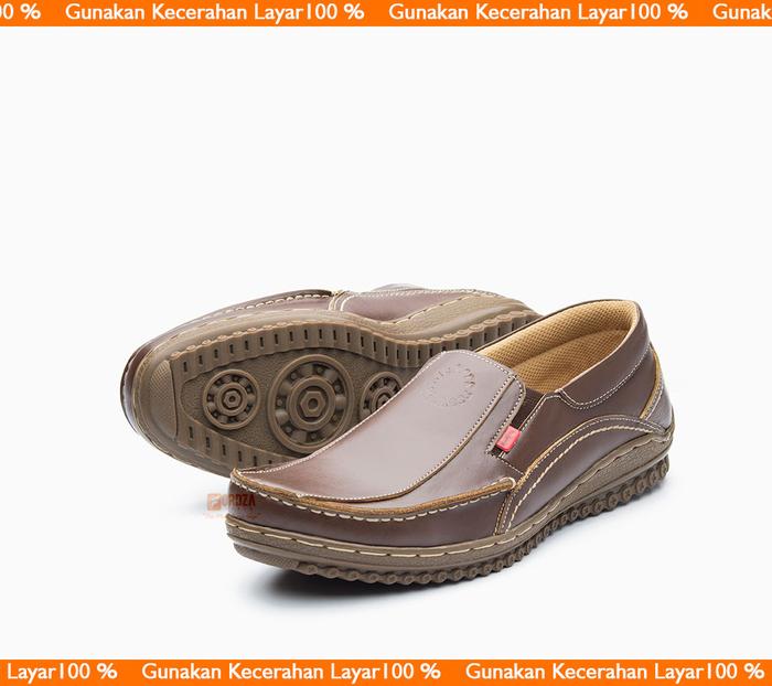 Gambar Sepatu Casual Pria Slip On Kulit Asli DP995CK dari FordzaGiovane undefined 5 Tokopedia