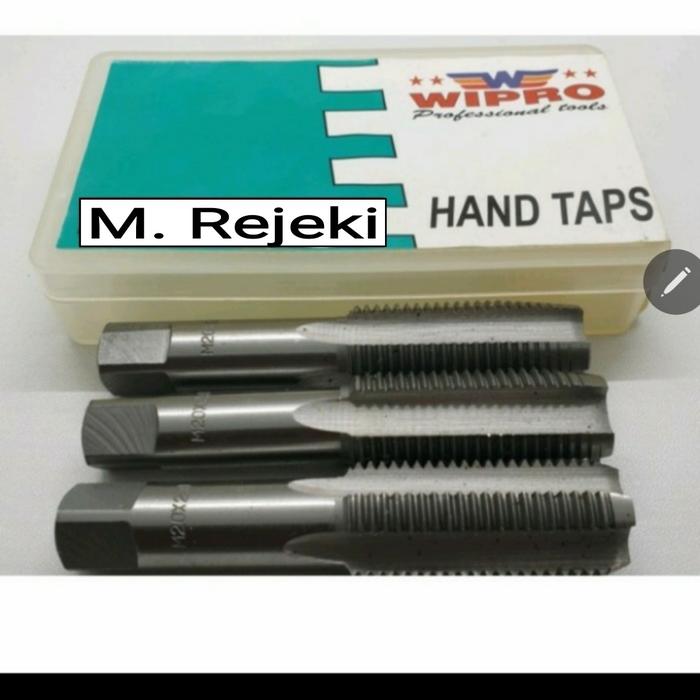 Gambar Handtap M22x2.0 WIPRO Thread Tools Hand Tap M22 x 2 ulir drat M22x2 dari Tk makmur rejeki undefined Tokopedia