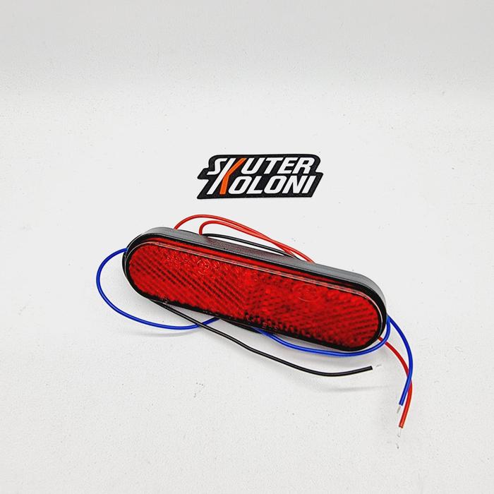 Gambar LED Reflector Lampu Rear Spakbor Belakang Vespa LX S Sprint Primavera - red dari skuterkoloni Kab. Badung Tokopedia