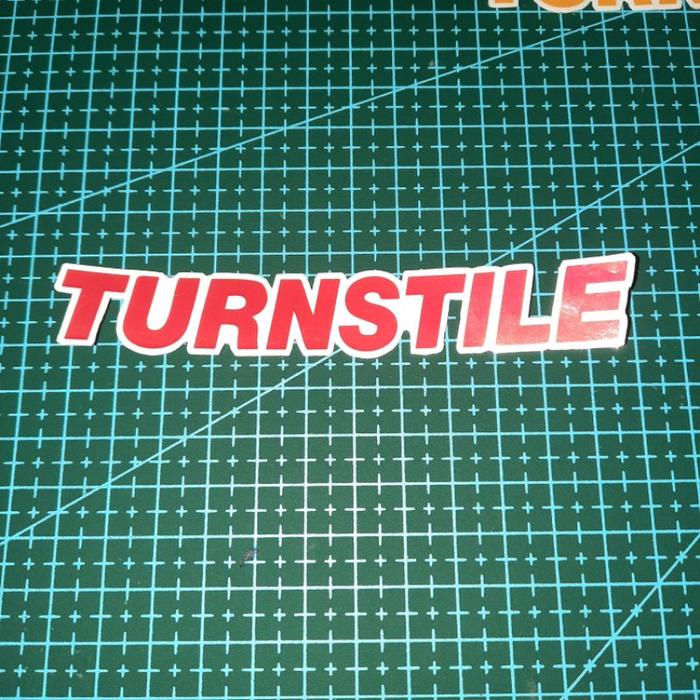 Jual Sticker Font Band TURNSTILE (BOOTLEG) - Merah - Kab. Cianjur ...