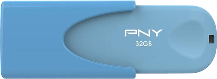 Gambar FlashDisk PNY 32GB - Attache 4 USB 2.0 - USB Drive 32GB PNY Attache 4 - Biru Muda dari Global Link Distribution undefined Tokopedia
