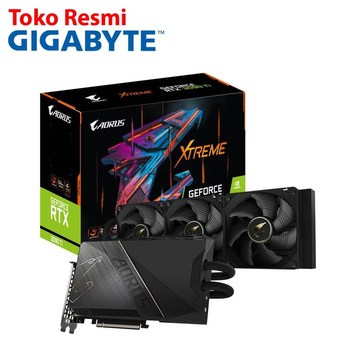 Jual VGA Gigabyte Aorus GeForce RTX 3090 TI Extreme Waterforce 24