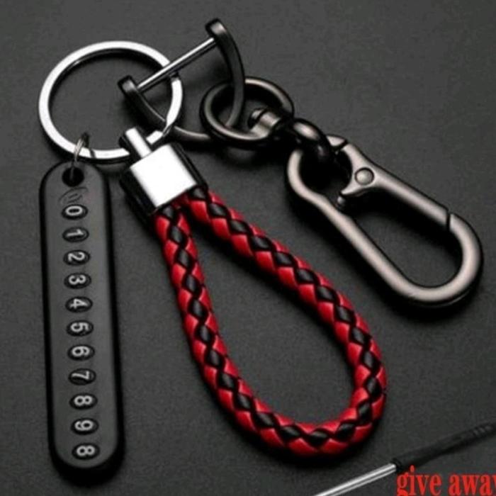 Gambar Gantungan Kunci Tali Strap CHAVEIRO untuk Remote / Keyless Mobil Motor - Set strap Merah dari FAST. ID undefined Tokopedia