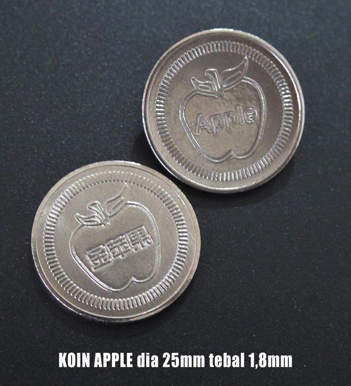 Gambar Coin Capit Boneka | Koin Mesin Capit Boneka TIGER BADUT APPLE 888 - Coin Apple dari Raacheel Shop undefined Tokopedia