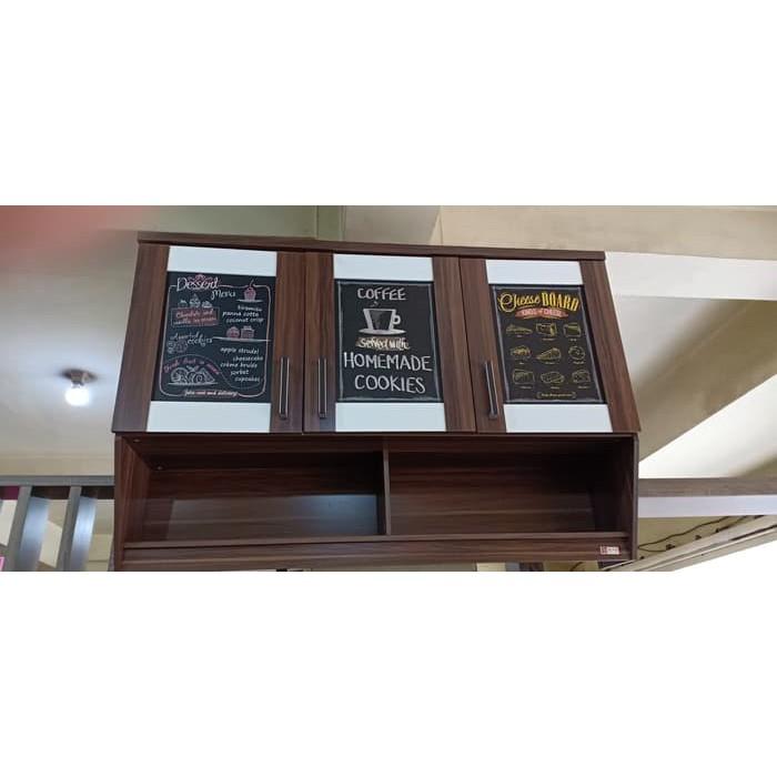 Gambar kitchen set 2 pintu kitchen set minimalis kitchen set bawah super - 3 PINTU ATAS dari ALFATWIN undefined Tokopedia