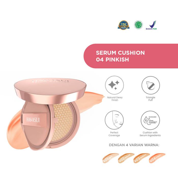 Gambar hanasui cushion serum found | coverage wajah - Pinkish 04 dari Beeauteid undefined Tokopedia