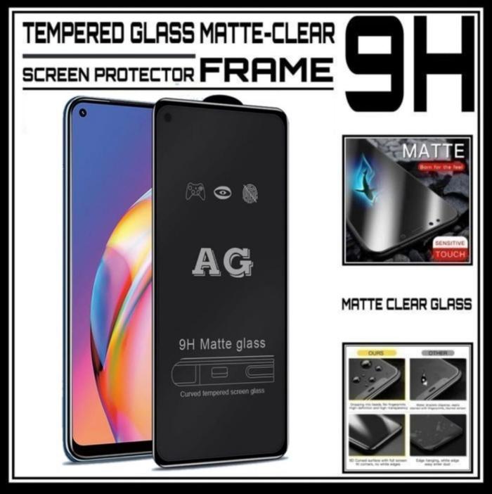 Gambar REALME GT NEO2 NEO 2 TEMPERED GLASS MATTE FRAME SCREEN GUARD PROTECTOR - FRAME-BLACK, REALME GT NEO 2 dari Case Thebest undefined Tokopedia
