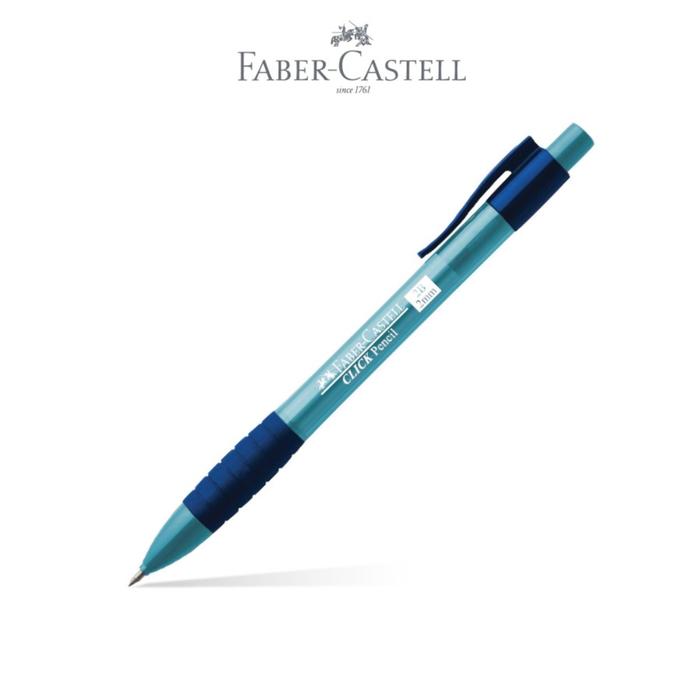 Gambar Pensil Mekanik Faber Castell 2.0 mm - Click Pencil 2mm - SFO Semarang Official - Biru dari Stationery Factory Outlet undefined Tokopedia