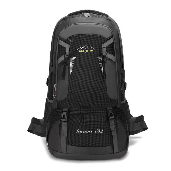 Gambar Tas Ransel Gunung Camping Huwai Kapasitas 60L - Hitam dari Viostore_bandung undefined Tokopedia