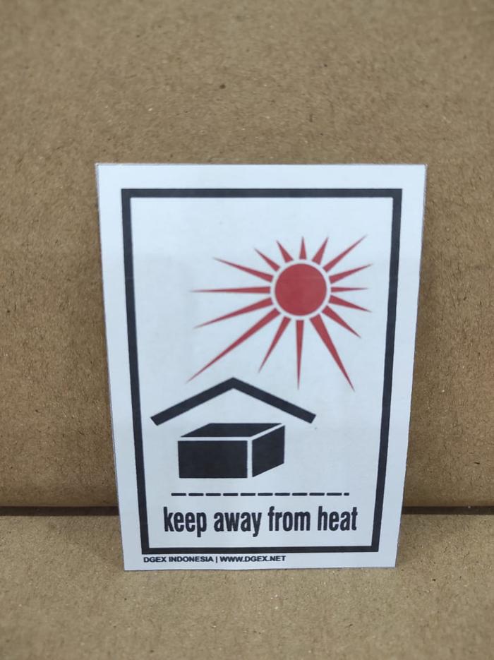 Gambar Sticker Handling Label Of Dangerous Goods - Keep Away From dari DGEX Indonesia undefined Tokopedia
