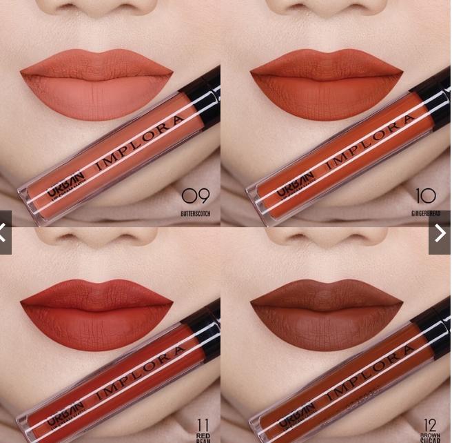 Gambar Implora Lipcream Urban ORIGINAL - 11. Red Bean dari trafianshop undefined Tokopedia