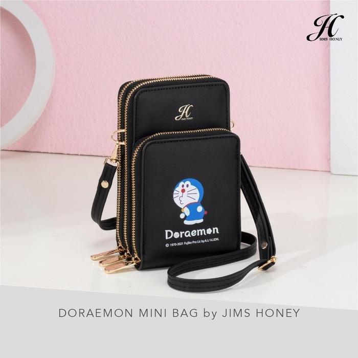 Gambar (BISA COD) DORAEMON MINIBAG TAS SELEMPANG JIMSHONEY WANITA - Hitam dari JIMS HONEY KEDIRI undefined Tokopedia