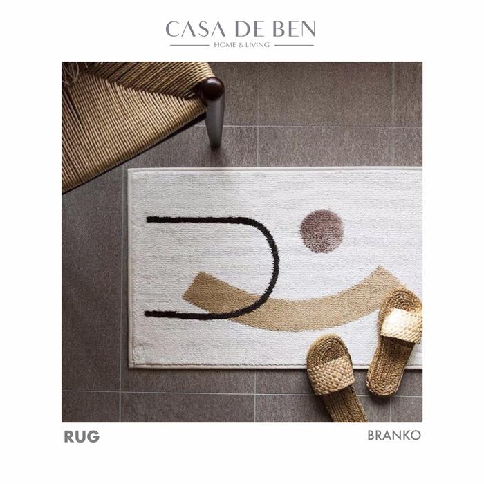 Gambar Branko Rug / Nordic Aesthetic Estetik Korean Line Keset Kaki Alas - A dari CASADEBEN undefined Tokopedia