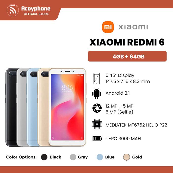 redmi 6 rose gold 64gb