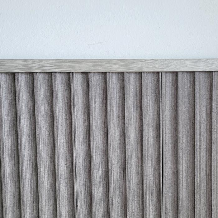 Gambar List siku L penutup wallpanel WPC - Light Grey dari Wallform ID undefined Tokopedia