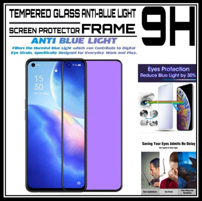 Gambar ONEPLUS ONE PLUS NORD CE2 CE 2 5G TEMPERED GLASS FRAME ANTI BLUE LIGHT - FRAME-BLACK, ONP NORD CE2 5G dari Case Thebest undefined Tokopedia