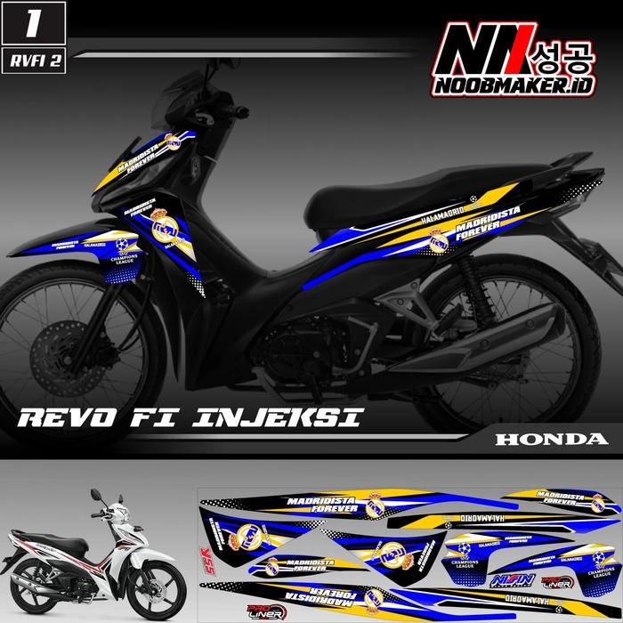 Gambar RVFI 2 DECAL STICKER REVO FI INJEKSI REAL MADRID - 1 - RVFI 2 dari NOOBMAKER.ID undefined Tokopedia