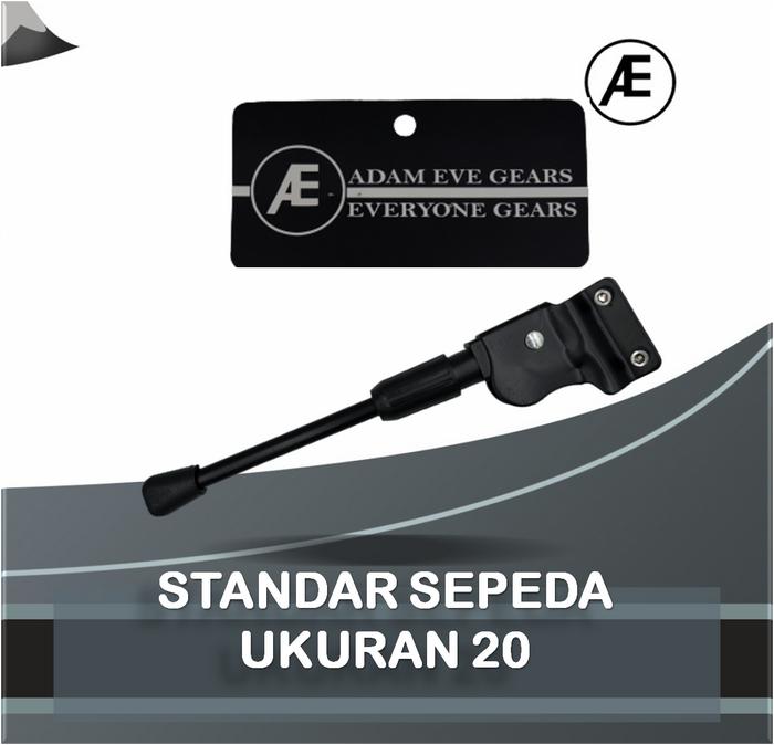 Gambar ADAM EVE STANDAR SAMPING JAGANG BMX , MTB, ROAD BIKE, SEPEDA HITAM - UK 20 dari Adam Eve Gears undefined Tokopedia