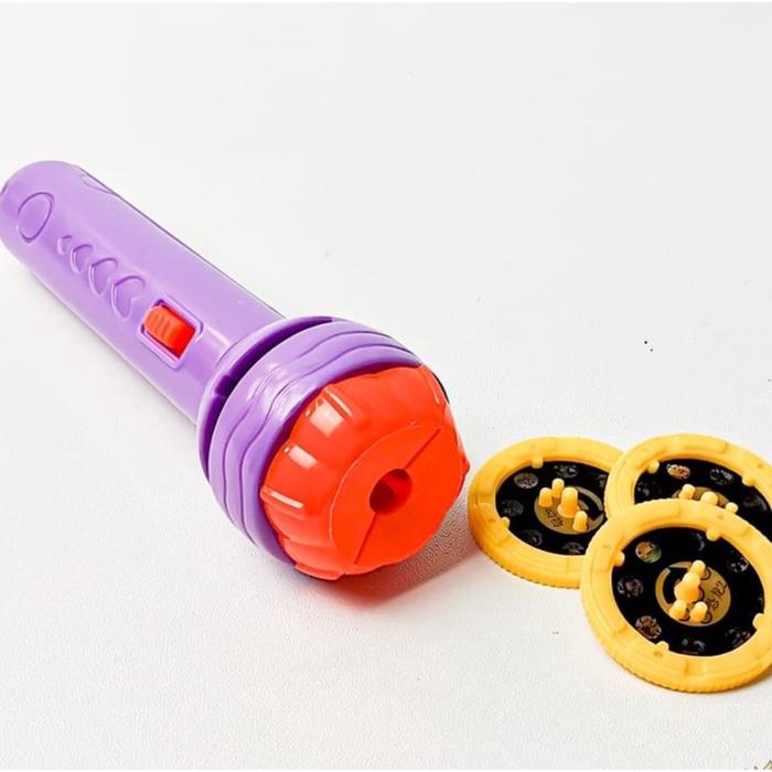 Gambar Mainan Edukasi Anak Senter Proyektor Gambar - Senter Ungu dari Kumboid undefined Tokopedia