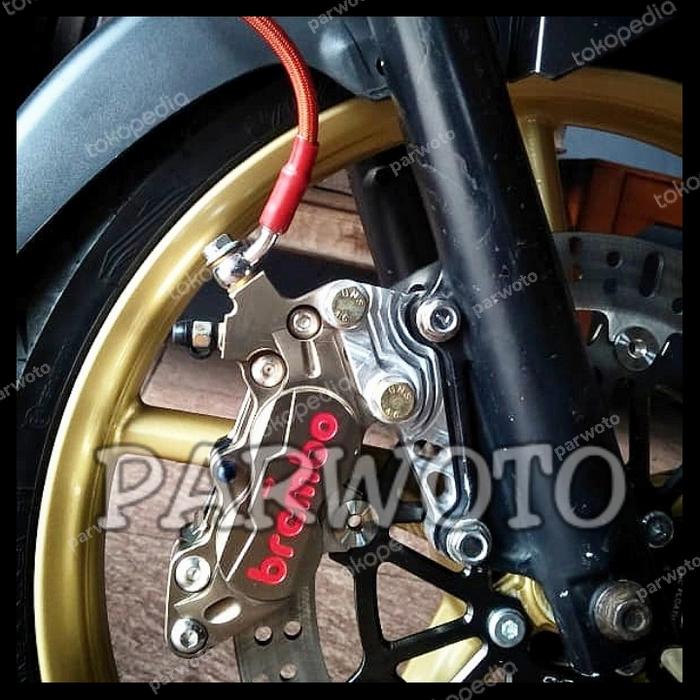 Gambar breket kaliper axial 4 piston 4p big pot brembo nissin ktc tiger cnc dari oot81 undefined Tokopedia