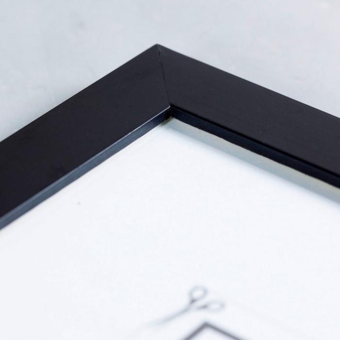 Gambar BINGKAI 60X40 FOTO MINIMALIS HITAM PUTIH GRADE A - Black Frame dari Grosir Frame Foto undefined Tokopedia