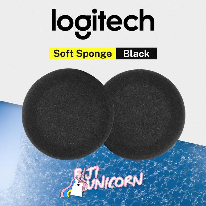 Gambar Earcup/Earpad/Ear Cushion Logitech H370 H 370 Busa Bantalan Foam - Sponge Black dari Bijiunicorn. undefined Tokopedia