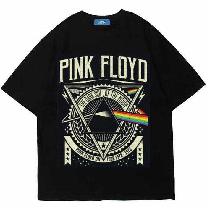 Gambar Kaos band pink floyd|stone wash|oversized t-shirt| vintage tee|atasan - Hitam, M dari WEAR OVZTEE undefined Tokopedia