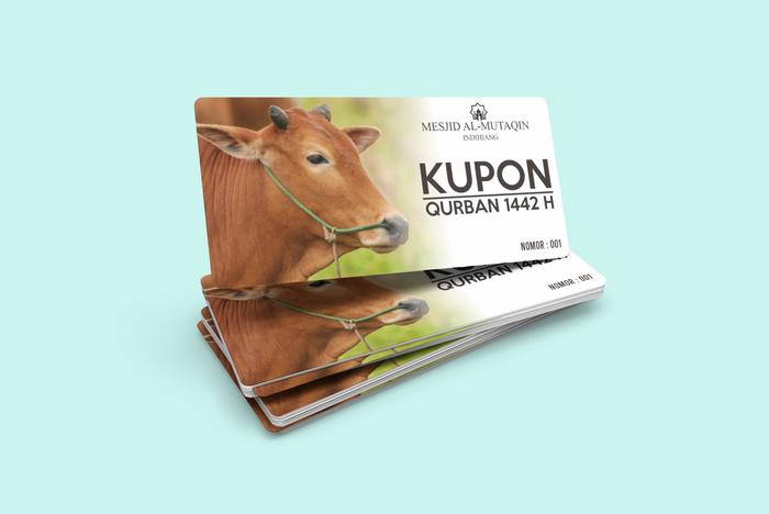 Gambar Cetak Kupon Qurban Hari Raya Idul Adha (isi 100 pcs/lembar) - 01 dari Siahaan Grafika undefined Tokopedia