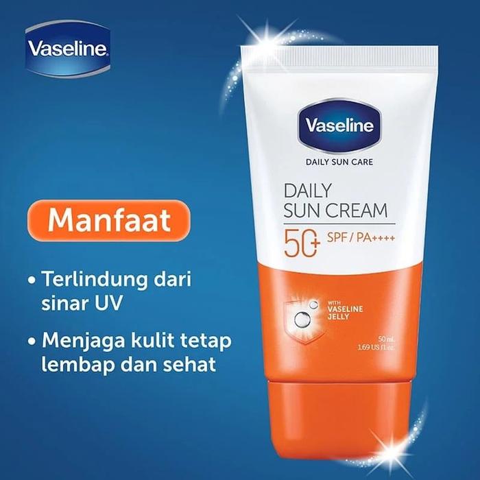 Gambar VASELINE Sunscreen Daily Sun Cream / Tone Up / UV Protect Stick - Daily Sun Cream dari STATIONS Beauty undefined Tokopedia