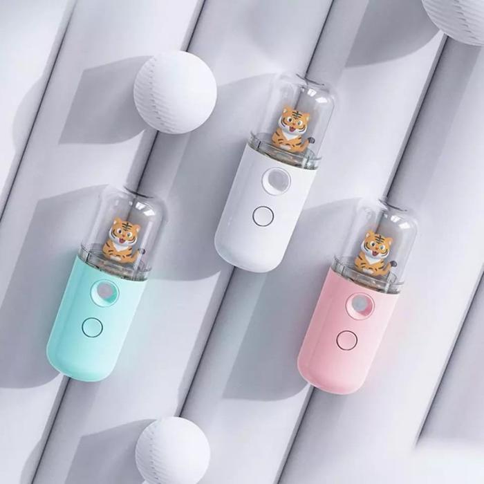 Gambar Nano Mist Spray Mini Perawatan Pelembab Wajah 30ml Nano Spray Portable - Tiger Putih dari SS Brothers undefined Tokopedia